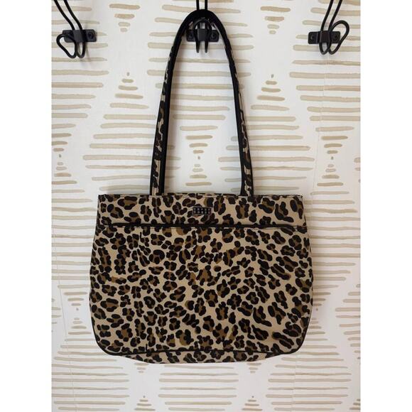 Crazy Horse Leopard Animal Print Purse Handbag with Storage - Picture 1 of 6